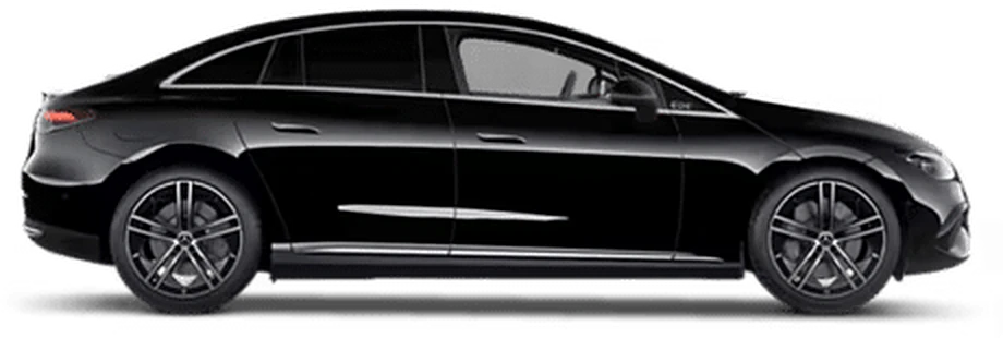 Mercedes EQE electric chauffeur car