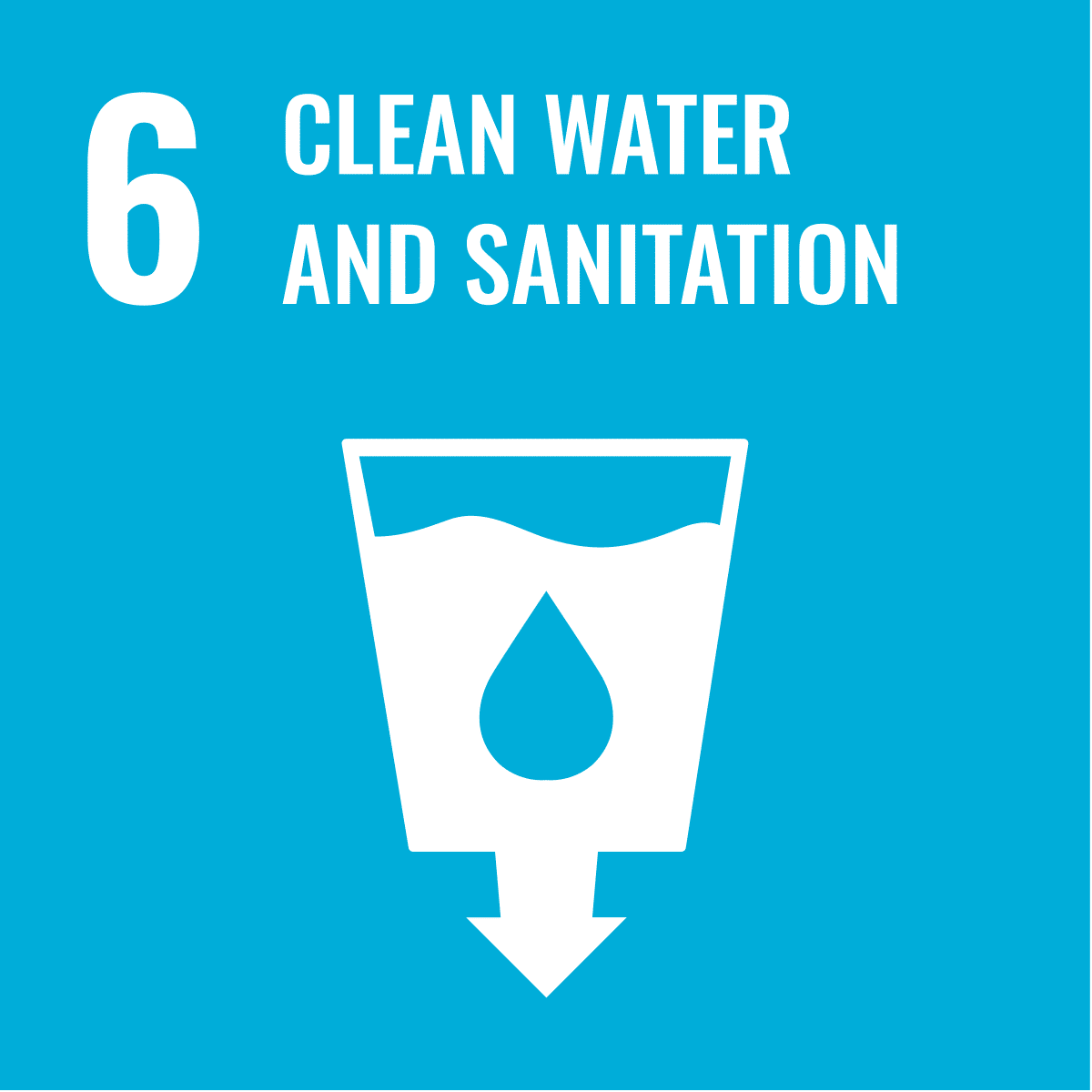 Sustainable_Development_Goal_06CleanWaterSanitation.svg Clean Water and Sanitation logo